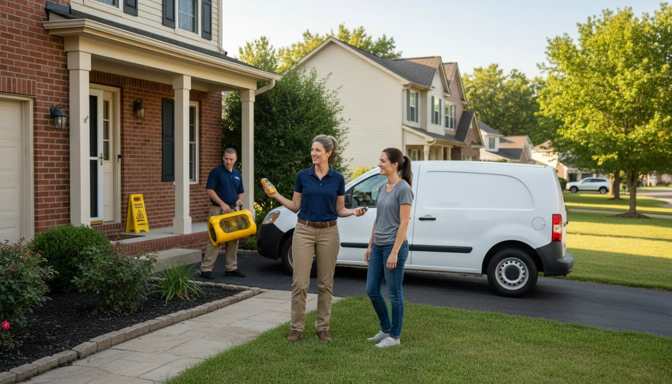 Water restoration image for Home Water Damage Repair in Howe, OK